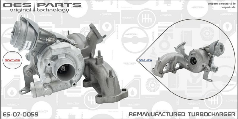 OES PARTS Kompresors, Turbopūte ES-07-0059